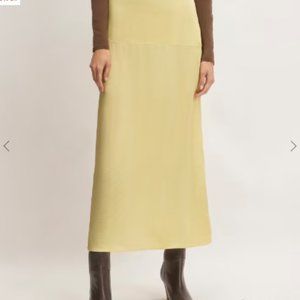 Everlane Satin Slip Skirt